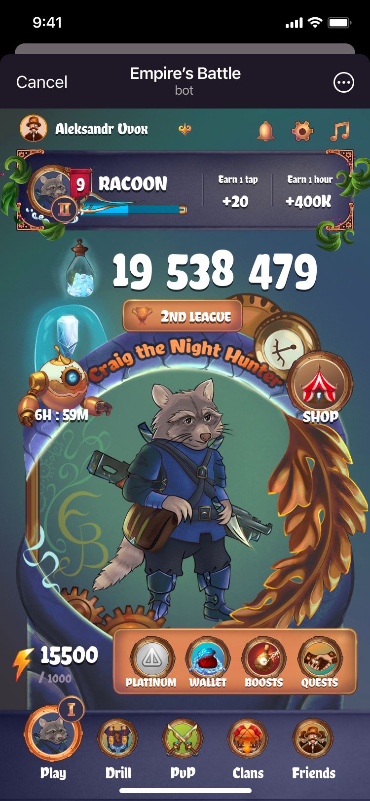 main screen with tonbot RACCOON.jpg